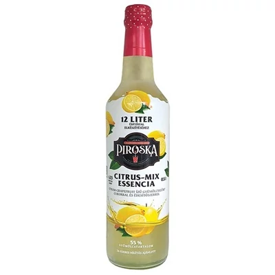 Piroska 0.5L Citrus Mix Essencia 55%-os Gyümölcsszörp (DRS)