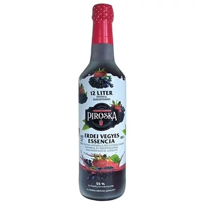 Piroska 0.5L Erdei Gyümölcs Essencia 55%-os Gyümölcsszörp (DRS)