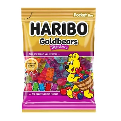 Haribo 80G Goldbären Wild Berry