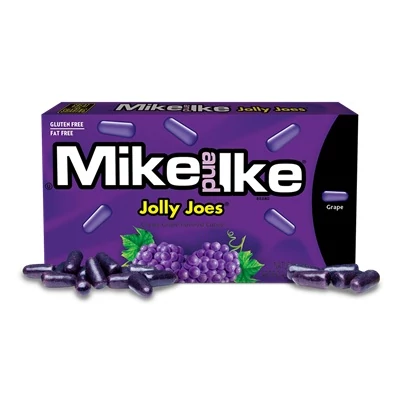 Mike and Ike 120G Jolly Joes Szőlő ízű Cukorka