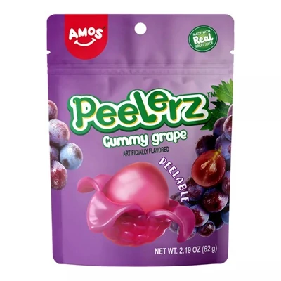 Amos 65G Peelerz Grape Gumicukor