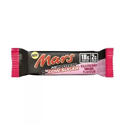 High Protein Bar 55G Mars Low Sugar Raspberry Smash