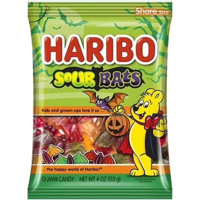 Haribo 160G Sour Bats
