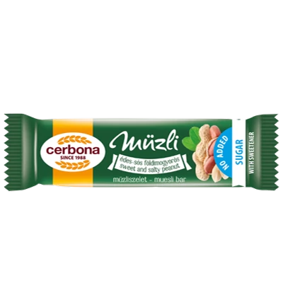 Cerbona Müzliszelet 20G Édes-Sós Földimogyorós