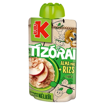 Kubu 100G Tízórai Almás Fahéjas Püré + Rizs