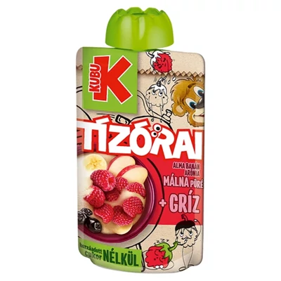 Kubu 100G Tízórai Málna Püré + Gríz