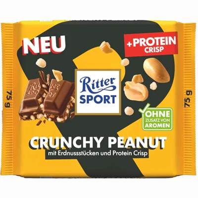 Ritter Sport 75G Protein Crunchy Peanut