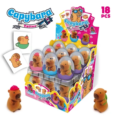 Capybara 5G Tattoo and Toy Eper ízű Cukorkával (1071)