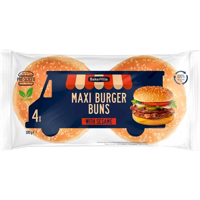 Bakerville 300G Hamburgerzsemle Szezámos