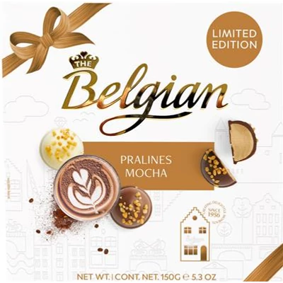 Belgian 150G Pralinés Mocha BPPR1073