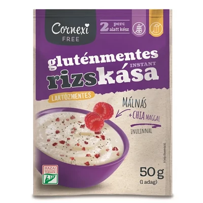 Cornexi 50G Rizskása Málnás-Chia Maggal Gluténmentes