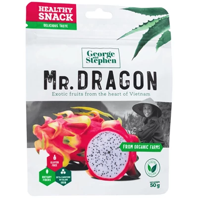 Mr. Dragon 50G Prémium Aszalt Sárkánygyümölcs Darabolt