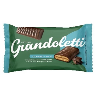 Grandoletti 50G Tejcsokoládés Karamellizált Ropogós Ostyalapocska