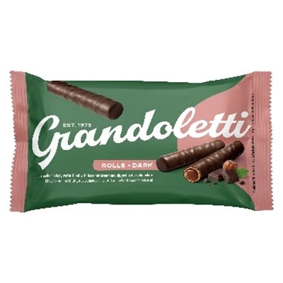 Grandoletti 50G Mogyorókrémmel Töltött Étcsokoládéval Mártott Karamellizált Ostyarúd