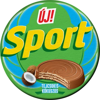 Csemege Sport Érem 30G Kókuszos