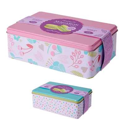Becky's 157G Lily's Tin Box with Macaron Style Cookies (996599)