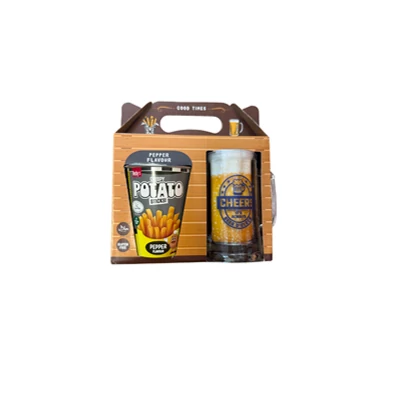 Becky's 50G Beer  Glass & Fries Gift Set (996614)