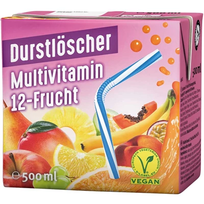 Durstlöscher 500ML Multivitamin 12 Fruits Zero (97302)