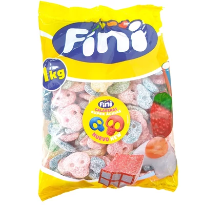Fini 1Kg Super Sour Skulls (10364)