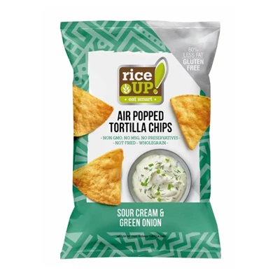 Rice Up 60G Tortilla Chips Hagymás-Tejfölös ízű