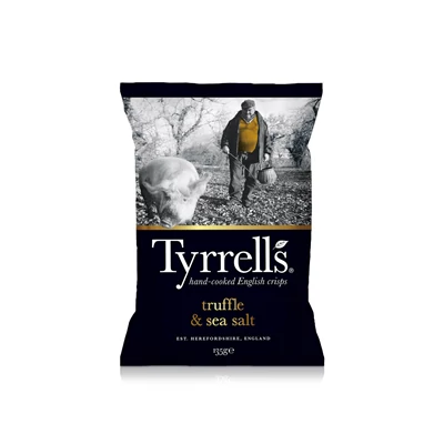 Tyrrell's 135G Burgonyachips Fekete Szarvasgombával Tengeri Sós
