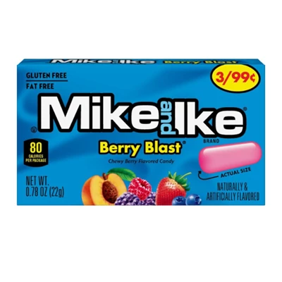 Mike and Ike 22G Berry Blast