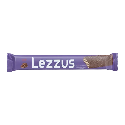 Lezzus 50G Étbevonóba Mártott Ostya Kakaó ízű Krémmel Töltve
