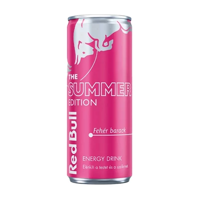 Red Bull Energiaital 250Ml Fehér Barack (DRS)