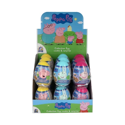 Peppa Malac 5,5G Tojás Keksszel és Játékkal 