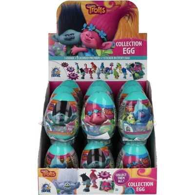 Trolls 5,5G Tojás Keksszel és Játékkal 
