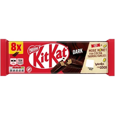 Kit-Kat 165,6G 2F Dark 8 Pack (15249)