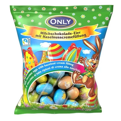 Only 400G Tejcsokoládé Tojás Mogyorókrémmel Töltve (96725)
