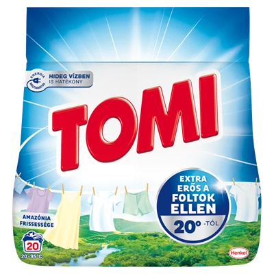 Tomi Mosópor 1,1Kg Amazónia (20 Mosás)