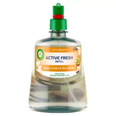 AirWick Active Fresh utántöltő - Édes Vanília és Shea Vaj 228ML