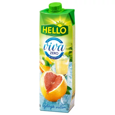 Hello Viva 1L Zero Grapefruit Gyümölcslé