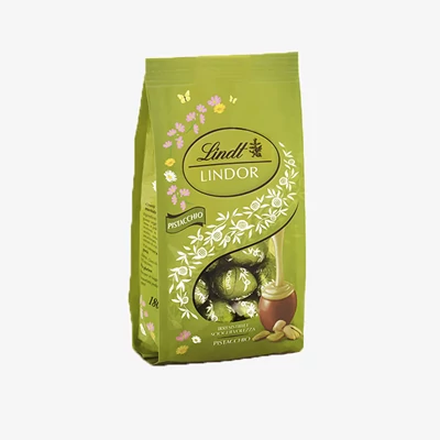 Lindt Lindor 180G Small Eggs Pistachio Bag 660828
