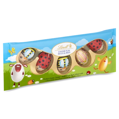 Lindt 50G Easter Fun Bugs & Bees 660528