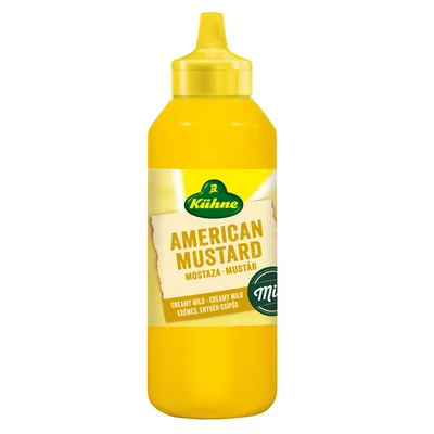 Kühne 255G Amerikai Stílusú Hot-Dog Mustár Flakonos