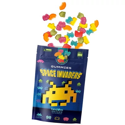 Gummies 125G Space Invaders - Gyümölcs ízű Gumicukor
