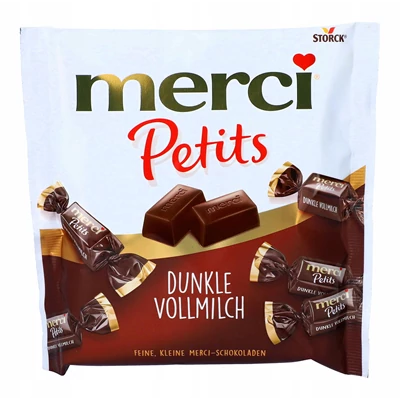 Merci Petits 125G Dunkle Vollmich Dark Milk