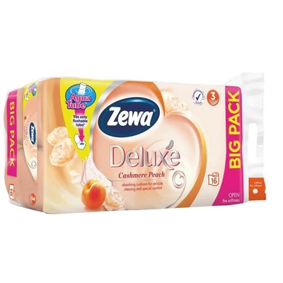 Zewa Deluxe Wc-Papír 3Rtg/16Tek. Barack