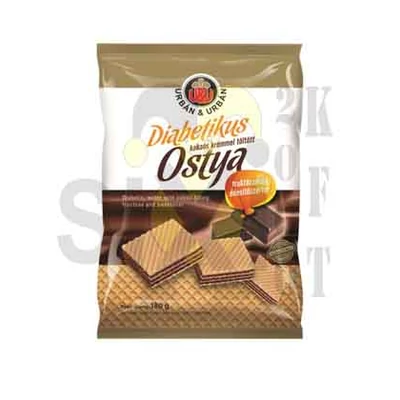 Urbán kakaós krémmel töltött ostya 180 g, diabetikus
