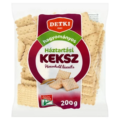 Detki Háztartási Keksz 200G