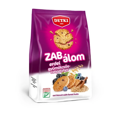 Detki Zab Álom erdei gyümölcsös omlós keksz 180 g