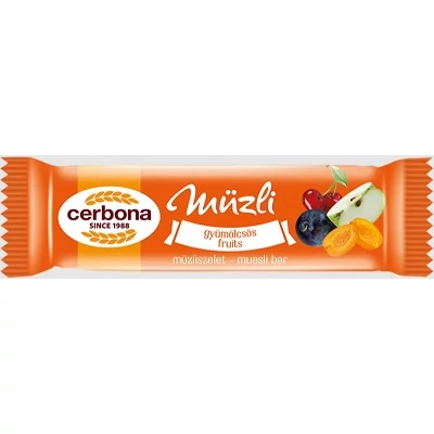 Cerbona Müzliszelet 20G Gyümölcsös