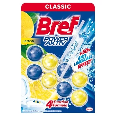 Bref Wc Power Aktiv Duo Pack 4 Function 2*50G Lemon