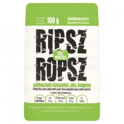 Gárdonyi Ripsz Ropsz 100G Rizsszelet Sós Magvas