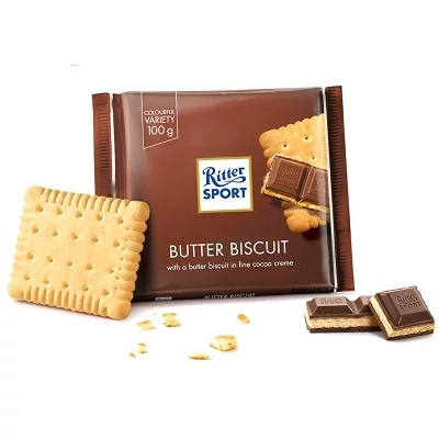 Ritter Sport 100G Knusper-Keksz/Butter B 464119