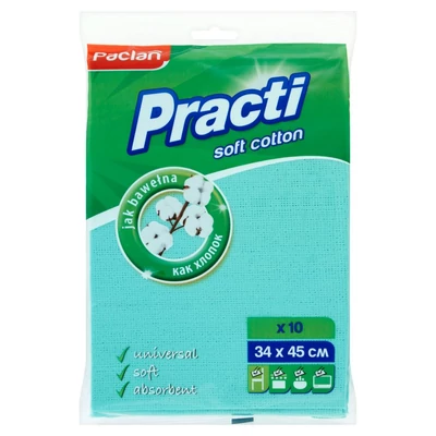 Paclan Practi Törlőkendő 10Db-Os (34*45Cm)