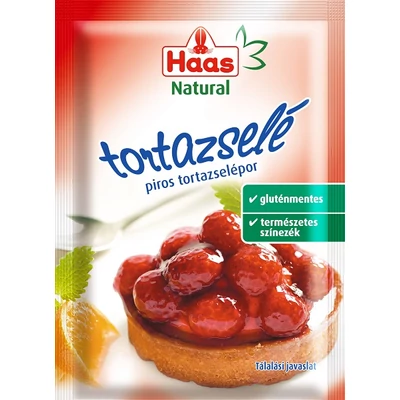 Haas Natural Tortazselé Piros 11G Gluténmentes